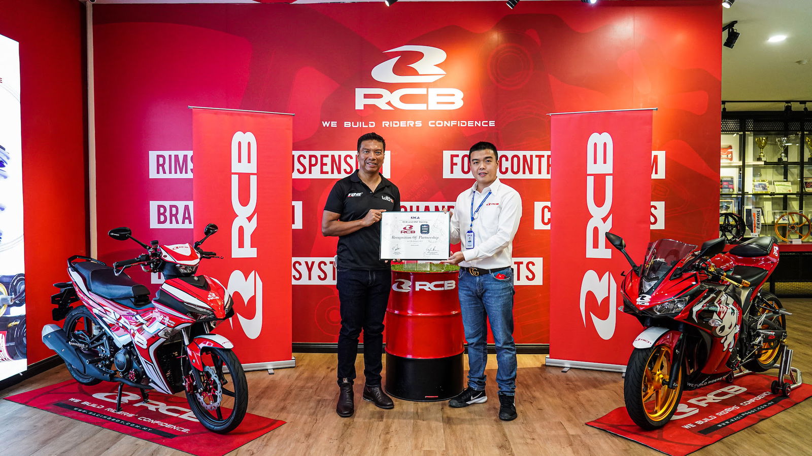 WithU Yamaha RNF MotoGP Team to partner RCB for next three seasons
